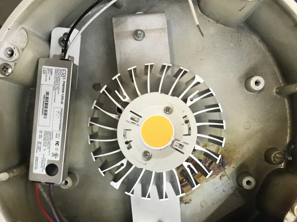 Global Tech canopy custom LED retrofit kit