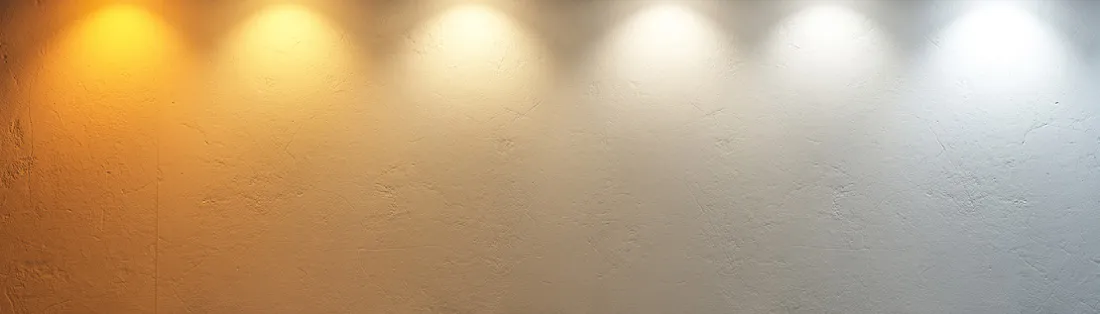 Color temperature range from 2200K to 5000K